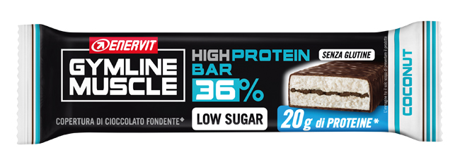 GYMLINE 20G PROTEINBAR LS COCONUT 55 G - farmaidea24.com