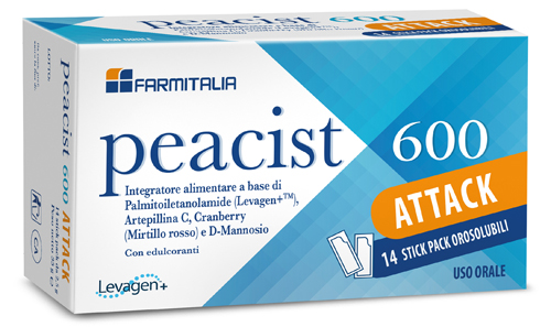PEACIST 600 ATTACK 14 STICK PACK OROSOLUBILI - farmaidea24.com
