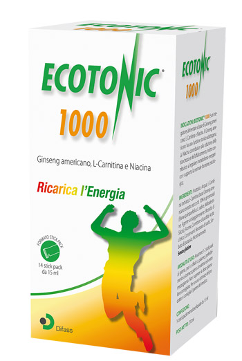 ECOTONIC 1000 14 STICK PACK 15 ML - farmaidea24.com