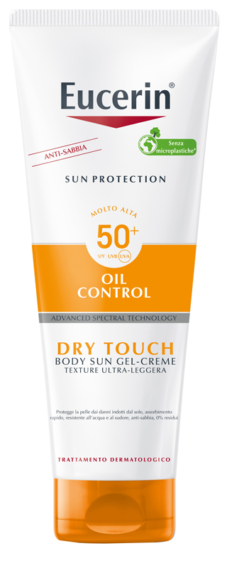 EUCERIN SUN PROTECTION OIL CONTROL DRY TOUCH SPF 50+ SUN GEL CREME 200 ML - farmaidea24.com