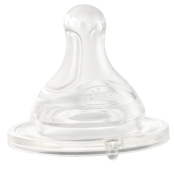 CHICCO TETTARELLA PERFECT 5 4M IN SILICONE 3 FORI 2 PEZZI - farmaidea24.com