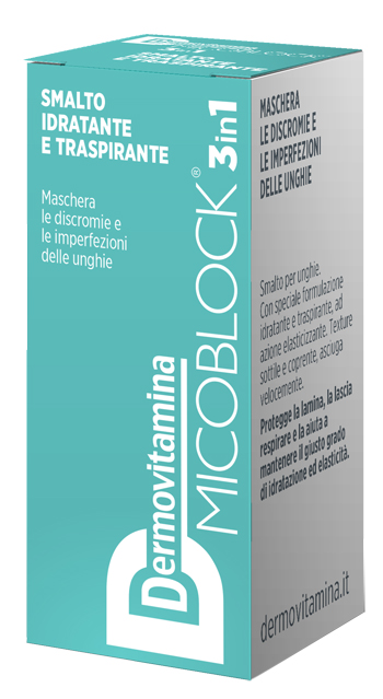 DERMOVITAMINA MICOBLOCK 3 IN 1 SMALTO IDRATANTE E TRASPIRANTE TURCHESE 5 ML - farmaidea24.com