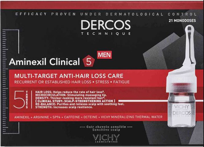 DERCOS AMINEXIL UOMO 12 FIALE 6 ML - farmaidea24.com
