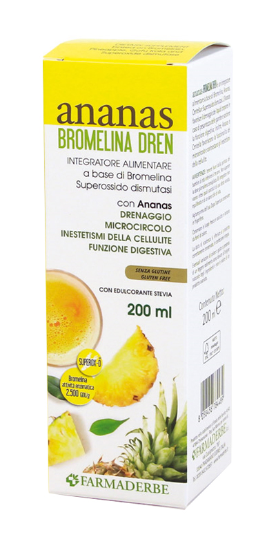 ANANAS BROMELINA DREN 200 ML - farmaidea24.com