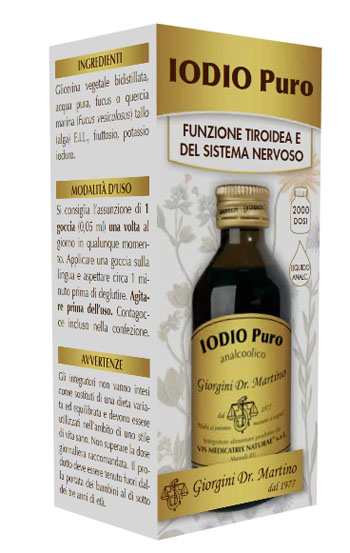 IODIO PURO ANALCOLICO 100 ML - farmaidea24.com