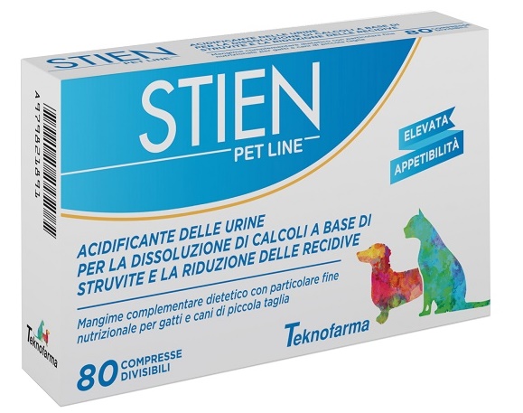 STIEN PET LINE GATTI/CANI PICCOLA TAGLIA 80 COMPRESSE DIVISIBILI - farmaidea24.com