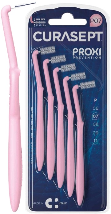 CURASEPT PROXI ANGLE P07 ROSA/PINK 5 PEZZI - farmaidea24.com