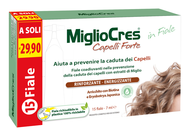 MIGLIOCRES FORTE 15 FIALE TRATTAMENTO DERMOCOSMETICO - farmaidea24.com