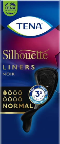 PROTEGGI SLIP NERO INCONTINENZA LEGGERA TENA SILHOUETTE NOIR NORMAL 26 PEZZI - farmaidea24.com