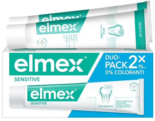 ELMEX SENSITIVE DENTIFRICIO BITUBO 2X75 ML - farmaidea24.com