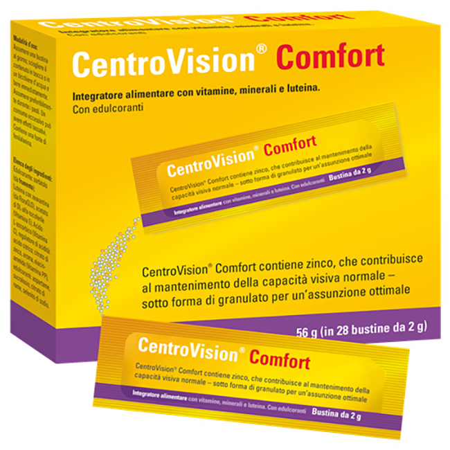 CENTROVISION COMFORT 28 BUSTINE GUSTO ARANCIA - farmaidea24.com