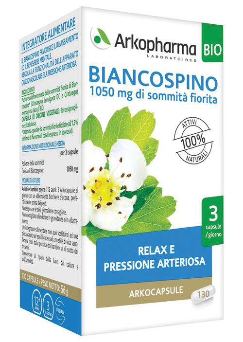 ARKO CAPSULE BIANCOSPINO BIO 45 CAPSULE - farmaidea24.com