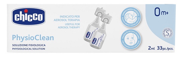 CHICCO SOLUZIONE PHYSIOCLEAN 2 ML 33 PEZZI - farmaidea24.com