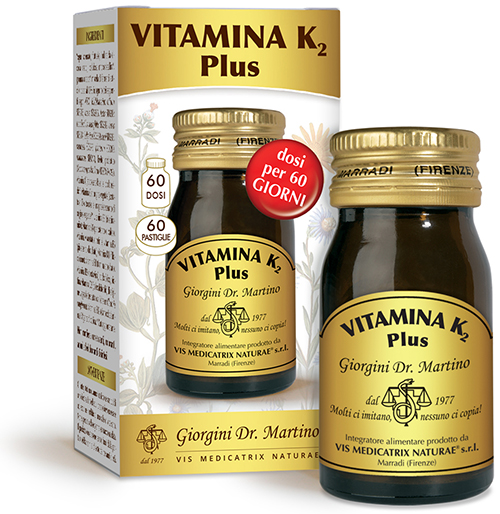 VITAMINA K2 PLUS 60 PASTIGLIE - farmaidea24.com
