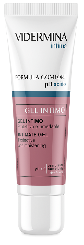 VIDERMINA INTIMA FORMULA COMFORT PH ACIDO GEL INTIMO PROTETTIVO E UMETTANTE NUOVA FORMULA 30 ML - farmaidea24.com