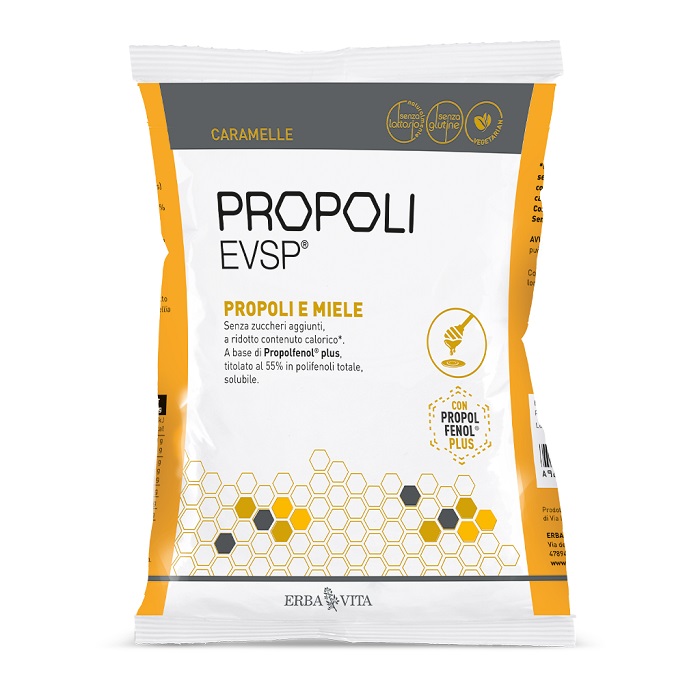 PROPOLI EVSP CARAMELLE PROPOLI MIELE 65 G - farmaidea24.com
