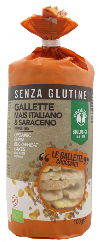 PROBIOS GALLETTE MAIS/SARACENO 100 G - farmaidea24.com