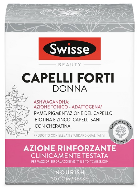 SWISSE CAPELLI FORTI DONNA 30 COMPRESSE - farmaidea24.com