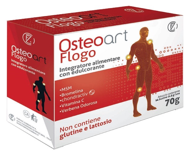 OSTEOART FLOGO 14 BUSTINE CON EDULCORANTE SENZA GLUTINE E LATTOSIO - farmaidea24.com