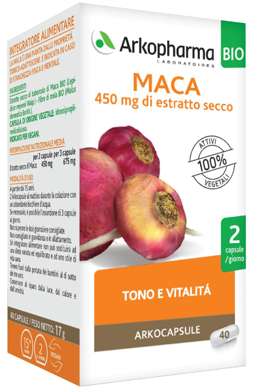 ARKO CAPSULE MACA BIO 40 CAPSULE - farmaidea24.com