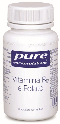 PURE ENCAPSULATIONS VITAMINA B12 E FOLATO 30 PASTIGLIE - farmaidea24.com