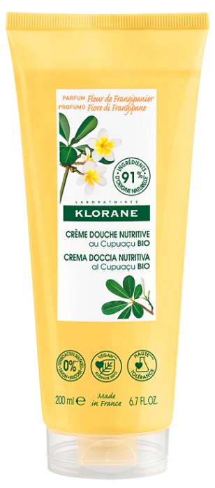 KLORANE CREMA DOCCIA FIORE DI FRANGIPANE 200 ML - farmaidea24.com