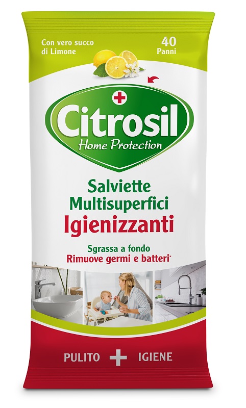 CITROSIL SALVIETTE IGIENIZZANTI LIMONE 40 PEZZI - farmaidea24.com
