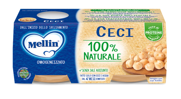 MELLIN OMOGENEIZZATO CECI 2 X 80 G - farmaidea24.com