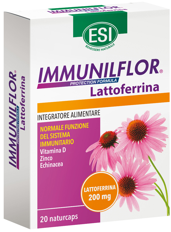 ESI IMMUNILFLOR LATTOFERRINA 20 NATURCAPS - farmaidea24.com
