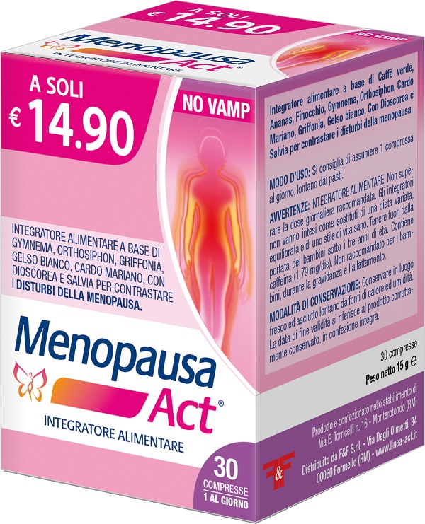 MENOPAUSA ACT 30 COMPRESSE - farmaidea24.com