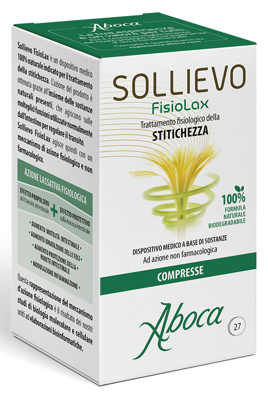 SOLLIEVO FISIOLAX 27 COMPRESSE - farmaidea24.com