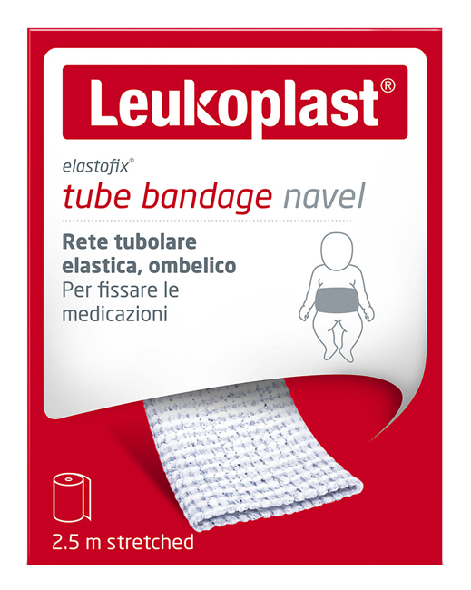 BENDA RETE ELASTOFIX LEUKOPLAST OMBELICO 2,50 M - farmaidea24.com