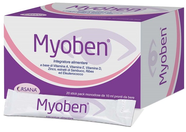 MYOBEN 20 STICK PACK MONODOSE DA 10 ML - farmaidea24.com