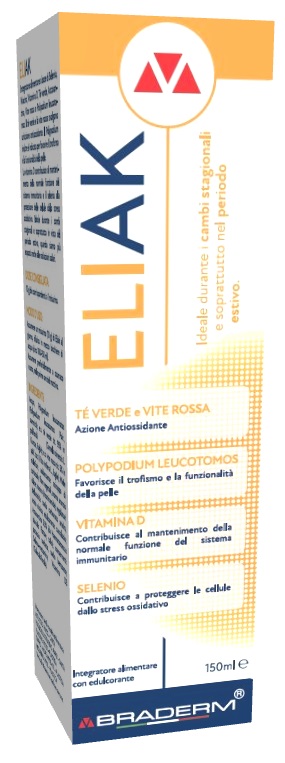 ELIAK 30 BUSTINE DA 5 ML BRADERM - farmaidea24.com