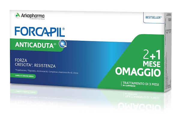 FORCAPIL ANTICADUTA 90CPR 2+1 MESE IN OMAGGIO - farmaidea24.com