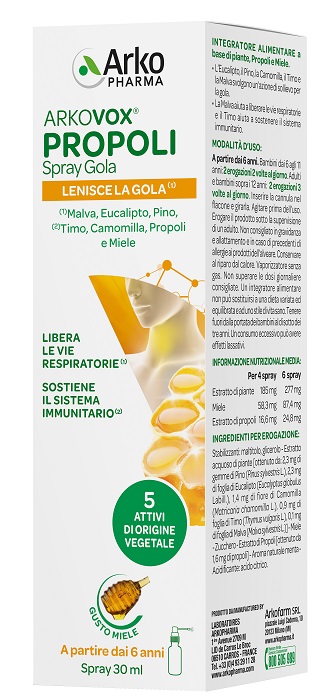 ARKOVOX PROPOLI SPRAY 30 ML - farmaidea24.com