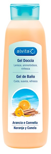 ALVITA GEL DOCCIA ARANCIA E CANNELLA 300 ML - farmaidea24.com