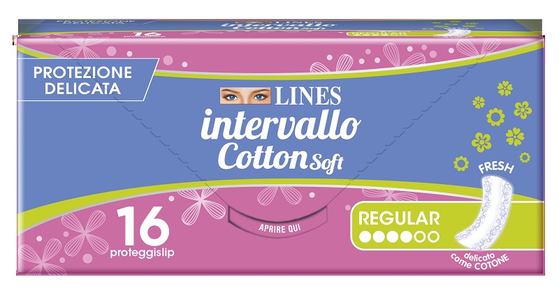 PROTEGGISLIP LINES INTERVALLO COTTON SOFT FRESH DISTESI 16 PEZZI - farmaidea24.com