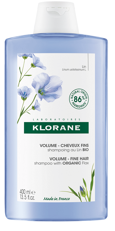 KLORANE SHAMPOO VOLUME FINE HAIR CON LINO 400 ML - farmaidea24.com