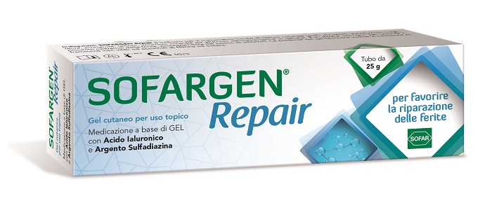 MEDICAZIONE SOFARGEN GEL ACIDO IALURONICO E ARGENTO SULFADIAZINA TUBETTO 25 G - farmaidea24.com