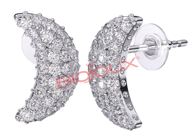 BJT259 ORECCHINO CRESCENT MOON 12 MM - farmaidea24.com