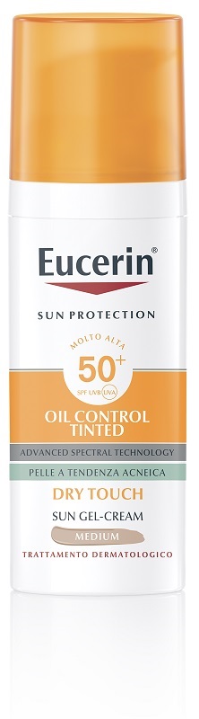 EUCERIN SUN OIL CONTROL TINTED CREAM SPF50+ 50 ML - farmaidea24.com