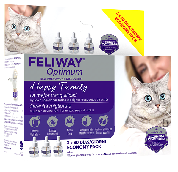 FELIWAY OPTIMUM REFILL 3X48 ML - farmaidea24.com