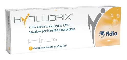 SIRINGA INTRA-ARTICOLARE HYALUBRIX ACIDO IALURONICO 1,5% 30 MG 2 ML NO ETO - farmaidea24.com