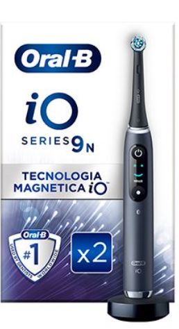 ORAL-B IO 9 BLACK SPAZZOLINO ELETTRICO + 2 REFILL - farmaidea24.com