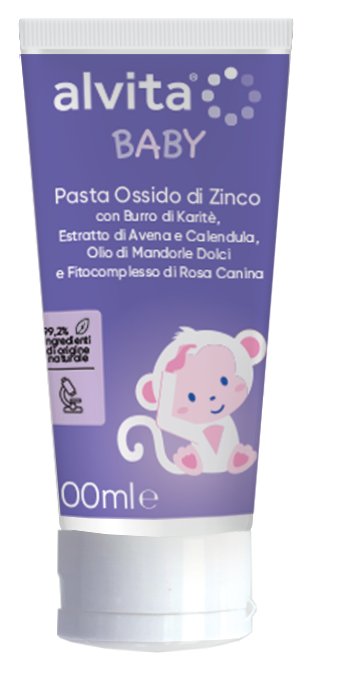 ALVITA BABY PASTA OSSIDO DI ZINCO 100 ML - farmaidea24.com