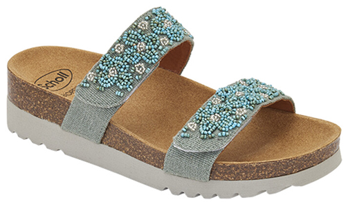 ZAFIRAH CANVAS+BEADS WOMAN DENIM/MULTI 40 MATERIALE TESSUTO CANVAS+PERLINE FODERA TOMAIA MICROFIBRA SOTTOPIEDE MICROFIBRA SUOLA EVA FITTING F ALTEZZA TACCO 20 COLLEZIONE SS23 - farmaidea24.com