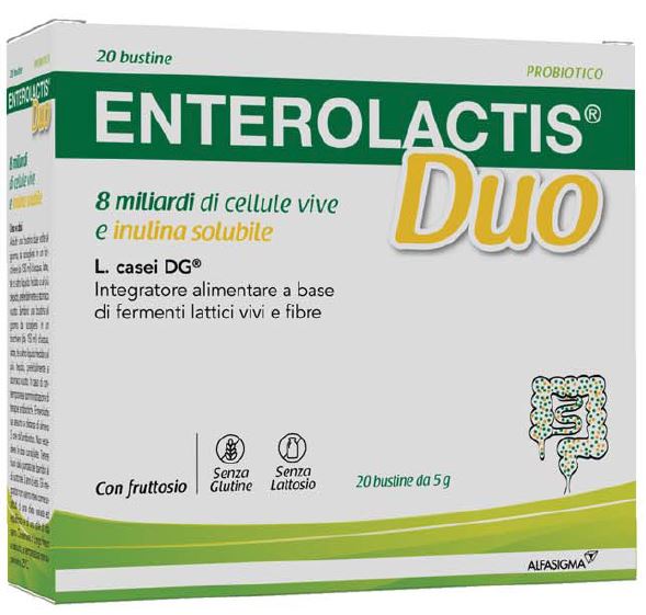 ENTEROLACTIS DUO INULINA 20 BUSTINE 5 G - farmaidea24.com