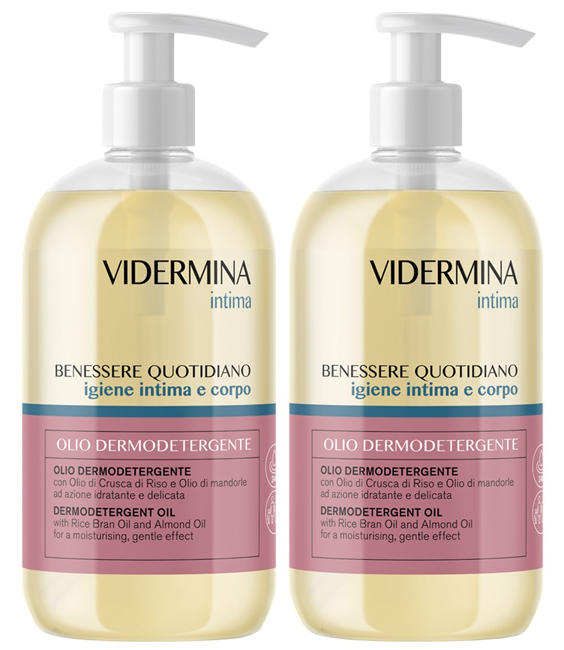 VIDERMINA INTIMO OLIO DETERGENTE BIPACK 500 ML - farmaidea24.com