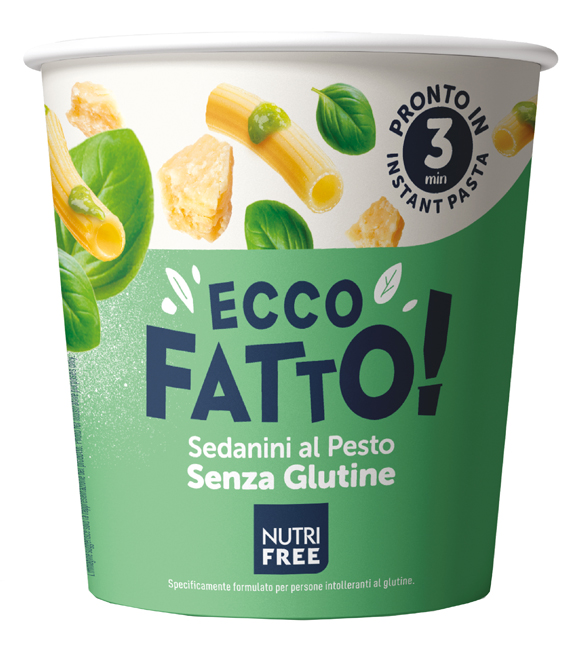 NUTRIFREE ECCO FATTO SEDANINI AL PESTO 70 G - farmaidea24.com